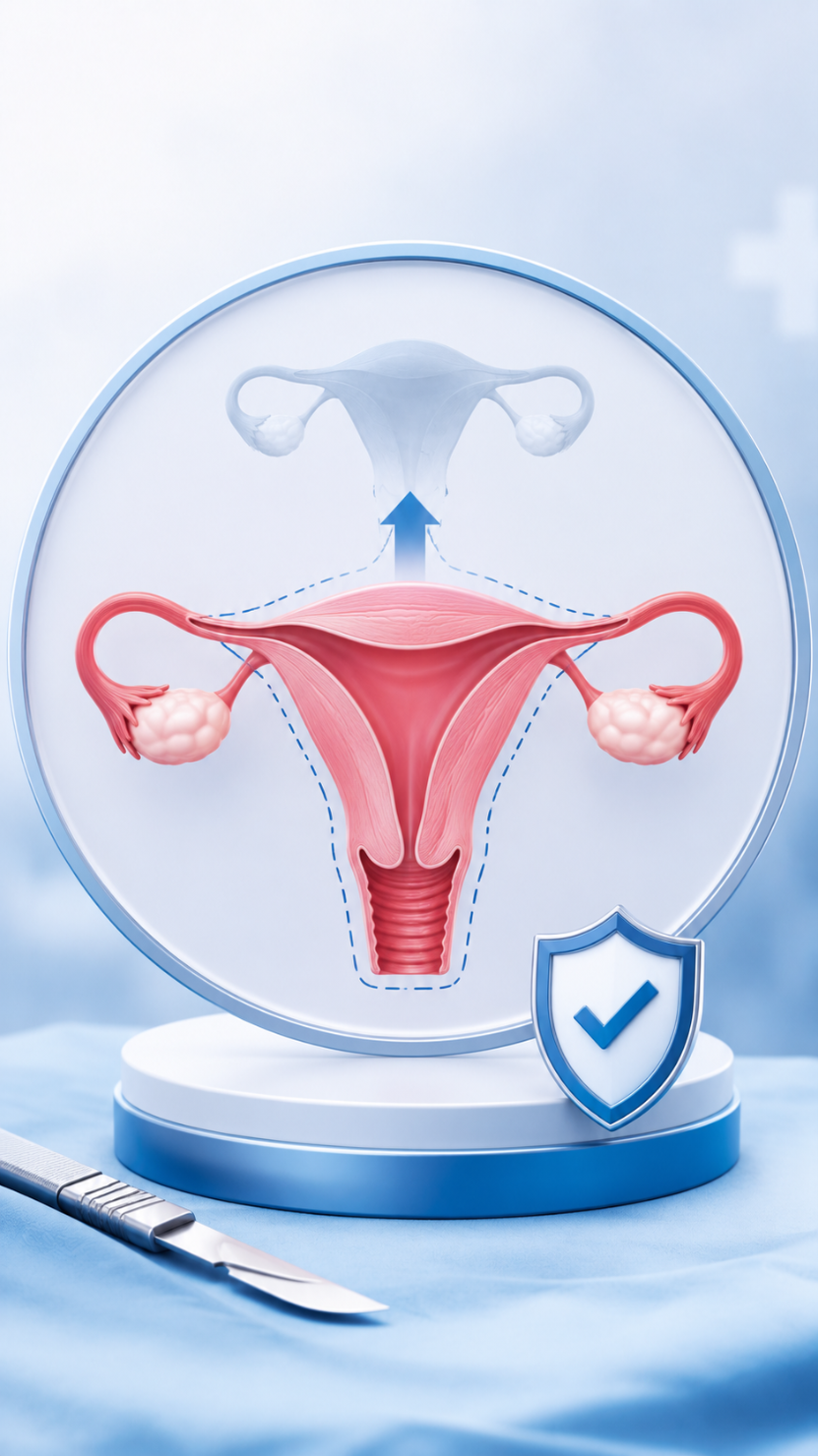 Laparoscopic hysterectomy minimally invasive uterus removal at AnuSri Hospitals Secunderabad Hyderabad